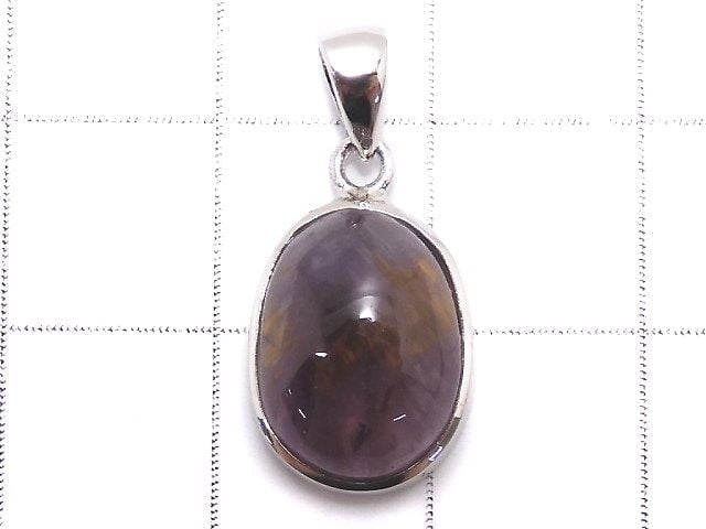 [Video][One of a kind] Cacoxenite in Amethyst AAA- Pendant Silver925 NO.22