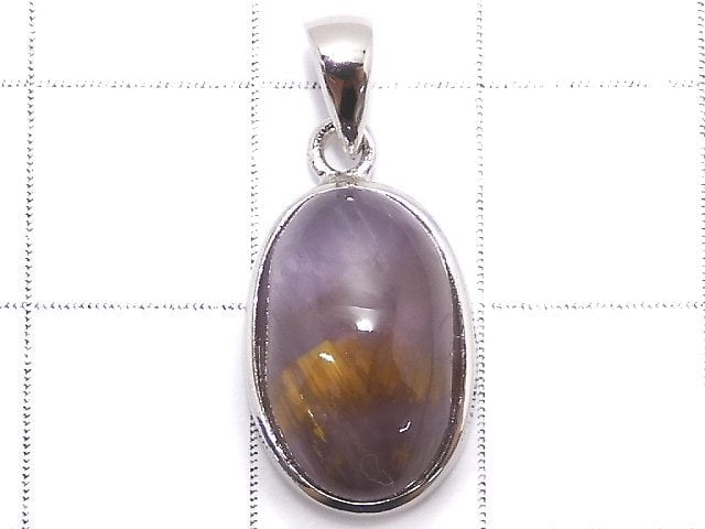[Video][One of a kind] Cacoxenite in Amethyst AAA- Pendant Silver925 NO.24