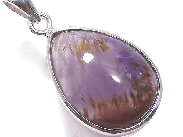 [Video][One of a kind] Cacoxenite in Amethyst AAA- Pendant Silver925 NO.28