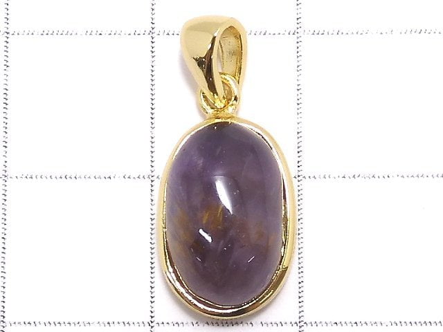 [Video][One of a kind] Cacoxenite in Amethyst AAA- Pendant 18KGP NO.33