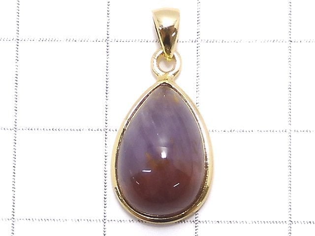 [Video][One of a kind] Cacoxenite in Amethyst AAA- Pendant 18KGP NO.37