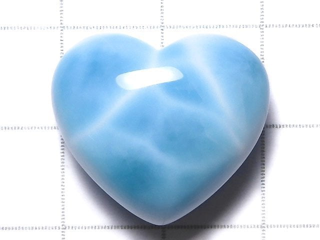 [Video][One of a kind] High quality Larimar Pectolite AAA Cabochon 1pc NO.404