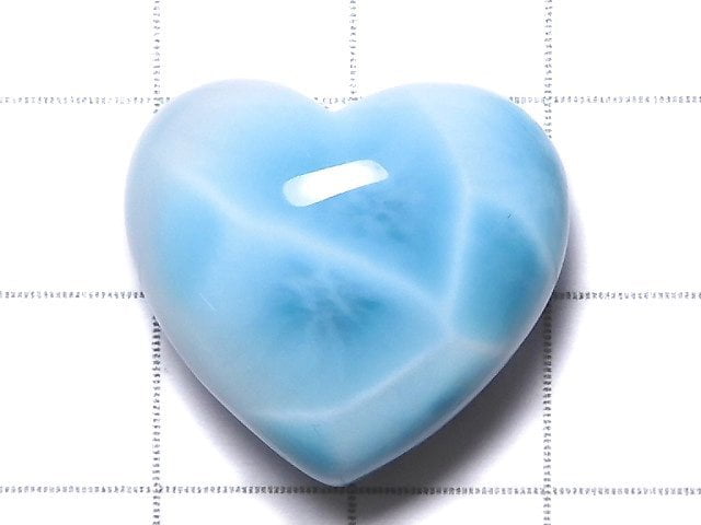[Video][One of a kind] High quality Larimar Pectolite AAA Cabochon 1pc NO.405