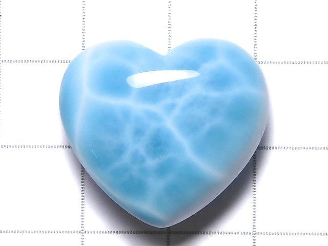 [Video][One of a kind] High quality Larimar Pectolite AAA Cabochon 1pc NO.409