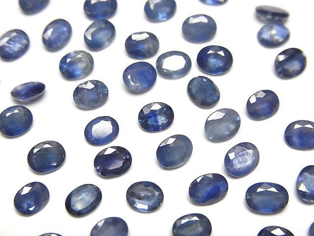 [Video]High Quality Sapphire AAA- Loose stone Oval Faceted 5x4mm 3pcs