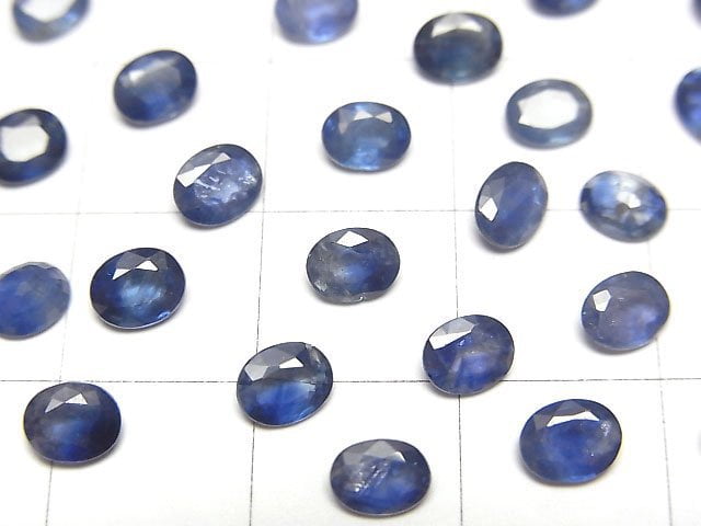 [Video]High Quality Sapphire AAA- Loose stone Oval Faceted 5x4mm 3pcs