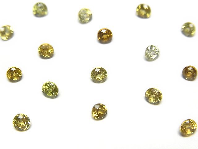 [Video]High Quality Mali Garnet AAA Loose stone Round Faceted 3x3mm 1pc