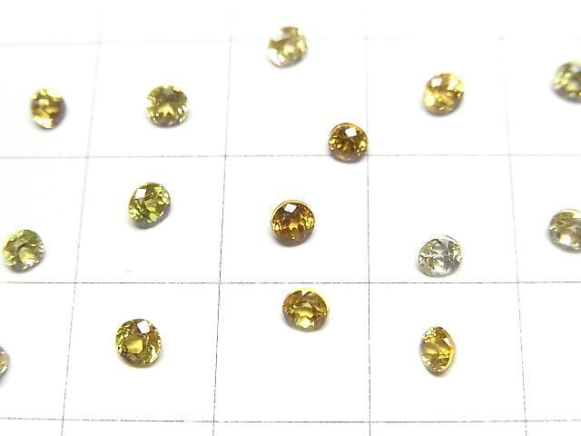 [Video]High Quality Mali Garnet AAA Loose stone Round Faceted 3x3mm 1pc