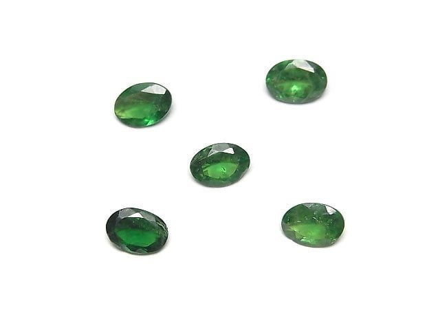 [Video]High Quality Tsavorite Garnet AAA- Loose stone Oval Faceted 6x4mm 1pc