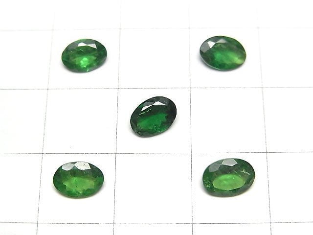 [Video]High Quality Tsavorite Garnet AAA- Loose stone Oval Faceted 6x4mm 1pc