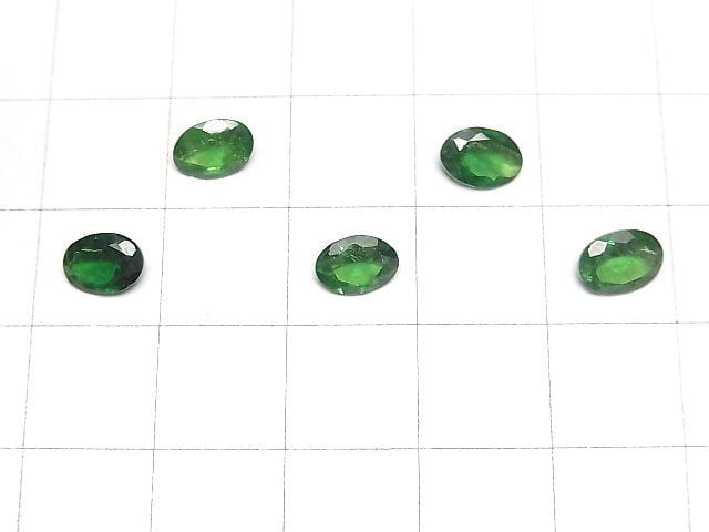 [Video]High Quality Tsavorite Garnet AAA- Loose stone Oval Faceted 6x4mm 1pc