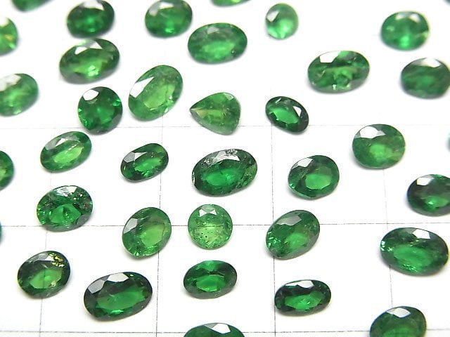 [Video]High Quality Tsavorite Garnet AAA- Loose stone Mixed Shape Faceted 3pcs