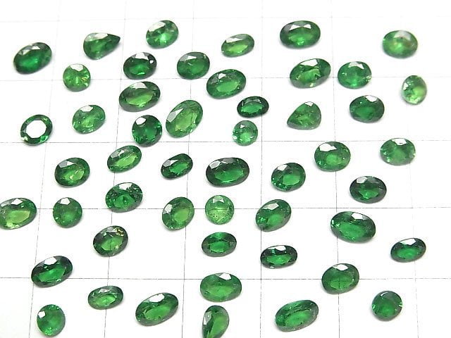 [Video]High Quality Tsavorite Garnet AAA- Loose stone Mixed Shape Faceted 3pcs