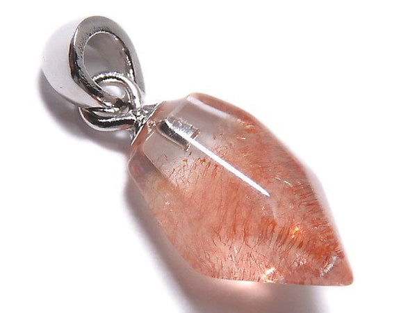 [Video][One of a kind] Natural Strawberry Quartz AAA Pendant Silver925 NO.4
