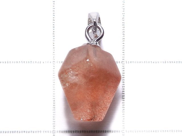 [Video][One of a kind] Natural Strawberry Quartz AAA Pendant Silver925 NO.9