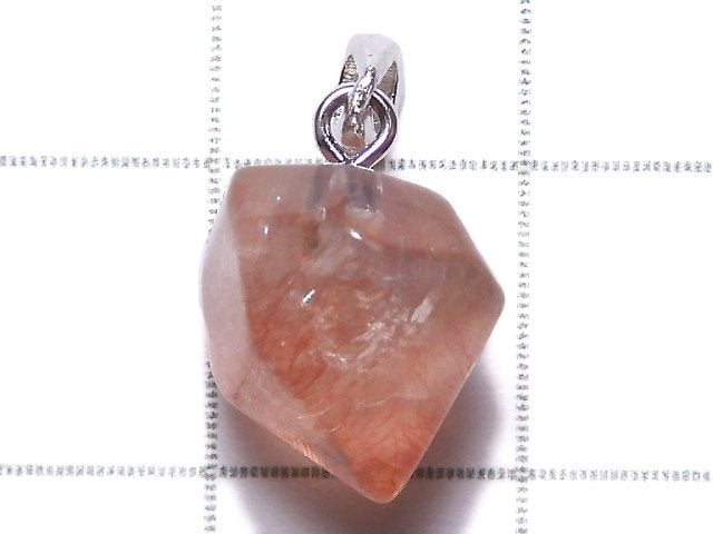 [Video][One of a kind] Natural Strawberry Quartz AAA Pendant Silver925 NO.10