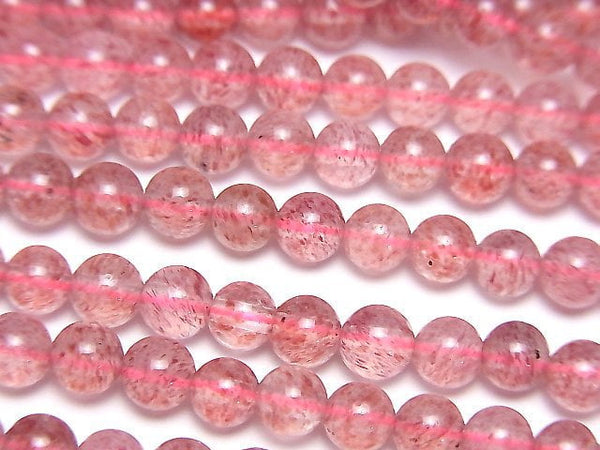 [Video] Pink Epidote AA++ Round 4mm 1strand beads (aprx.15inch/36cm)