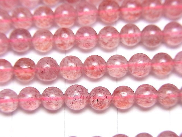[Video] Pink Epidote AA++ Round 4mm 1strand beads (aprx.15inch/36cm)