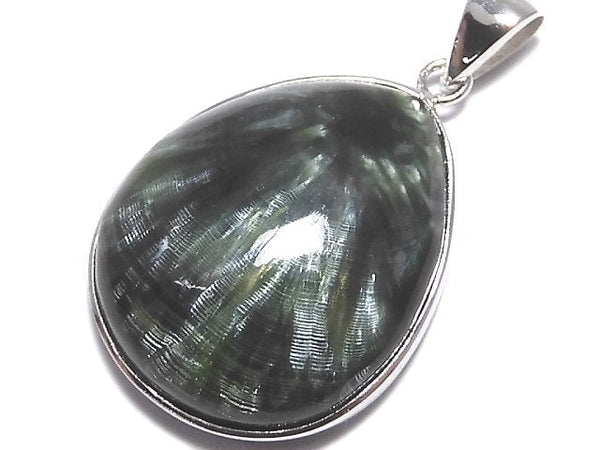 [Video][One of a kind] Seraphinite AAA Pendant Silver925 NO.6