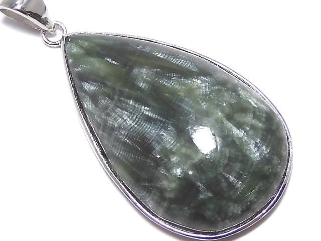 [Video][One of a kind] Seraphinite AAA Pendant Silver925 NO.10