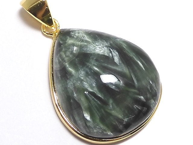 [Video][One of a kind] Seraphinite AAA Pendant 18KGP NO.12