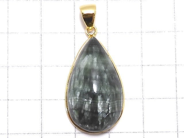 [Video][One of a kind] Seraphinite AAA Pendant 18KGP NO.13