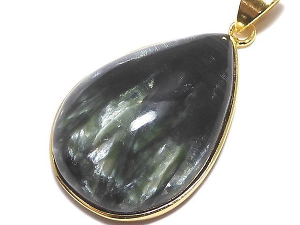 [Video][One of a kind] Seraphinite AAA Pendant 18KGP NO.14