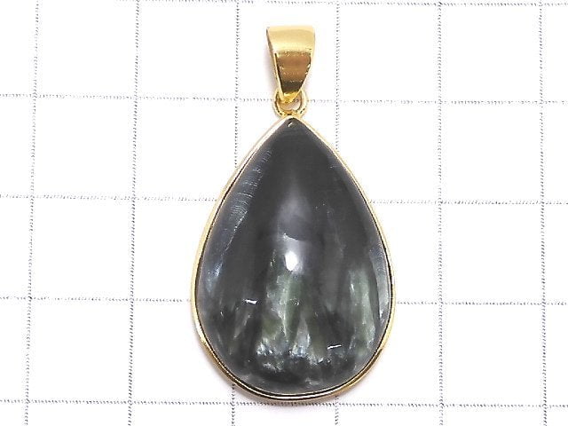 [Video][One of a kind] Seraphinite AAA Pendant 18KGP NO.14