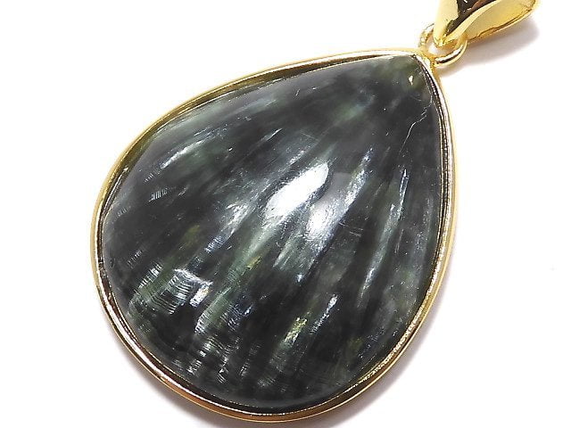 [Video][One of a kind] Seraphinite AAA Pendant 18KGP NO.15