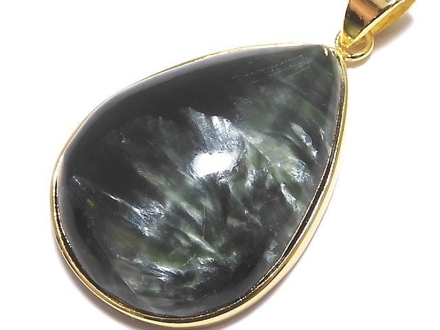 [Video][One of a kind] Seraphinite AAA Pendant 18KGP NO.16