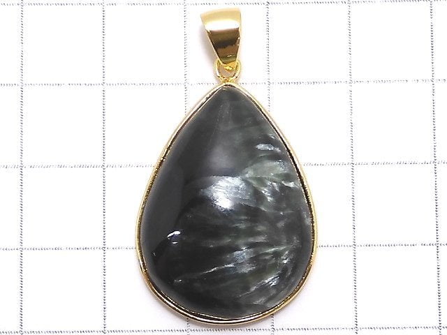 [Video][One of a kind] Seraphinite AAA Pendant 18KGP NO.16