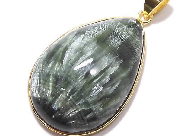[Video][One of a kind] Seraphinite AAA Pendant 18KGP NO.18