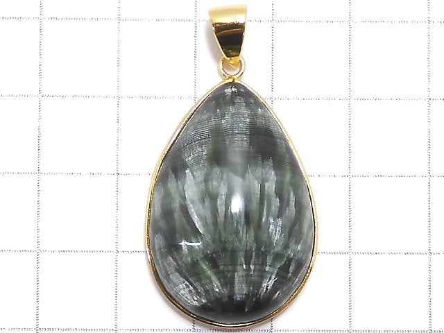 [Video][One of a kind] Seraphinite AAA Pendant 18KGP NO.18