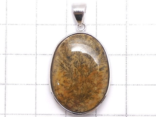 [Video][One of a kind] Dendrite Jasper Pendant Silver925 NO.4