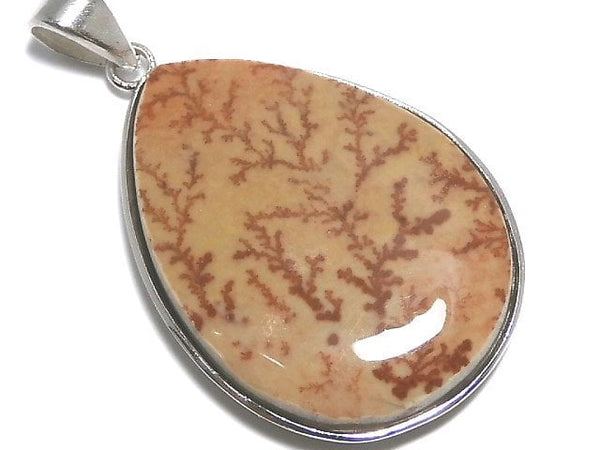 [Video][One of a kind] Dendrite Jasper Pendant Silver925 NO.9