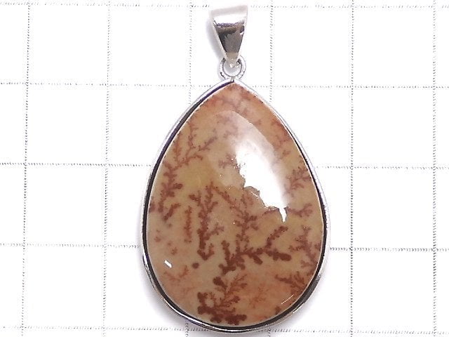 [Video][One of a kind] Dendrite Jasper Pendant Silver925 NO.9