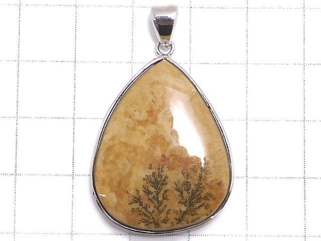 [Video][One of a kind] Dendrite Jasper Pendant Silver925 NO.10