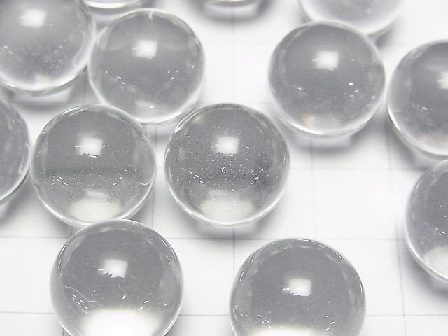 [Video][Certificate of Authenticity Included]Crystal Quartz AAA Sphere, Round 15mm 1pc