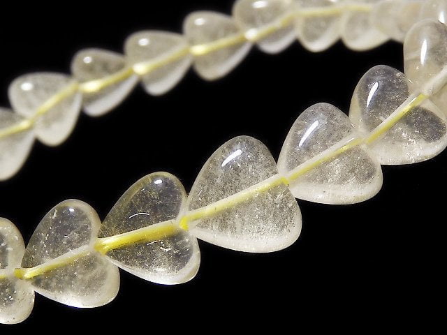 [Video][One of a kind] Libyan Desert Glass Vertical Hole Heart Bracelet NO.3