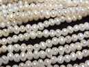 [Video] Fresh Water Pearl AA++ Potato 3mm White 1strand beads (aprx.15inch/36cm)