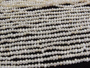[Video] Fresh Water Pearl AA++ Potato 3mm White 1strand beads (aprx.15inch/36cm)