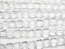 [Video]High Quality! Crystal (Smelted Quartz) AAA Cube Shape 6x6x6mm 1strand beads (aprx.15inch/36cm)
