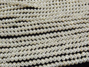 [Video]Shell Pearl Off-White Rondelle 4x4x3mm 1strand beads (aprx.15inch/38cm)