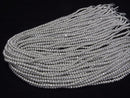 [Video]Shell Pearl Silver Rondelle 4x4x3mm 1strand beads (aprx.15inch/38cm)