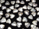 [Video] Fresh Water Pearl AA++ Loose stone Heart 10x10mm White 5pcs