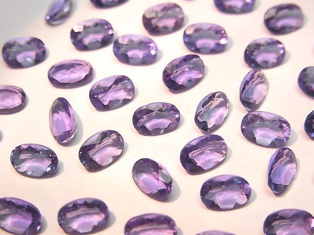 [Video]High Quality color change Fluorite AAA Loose stone Oval Faceted 6x4mm 3pcs