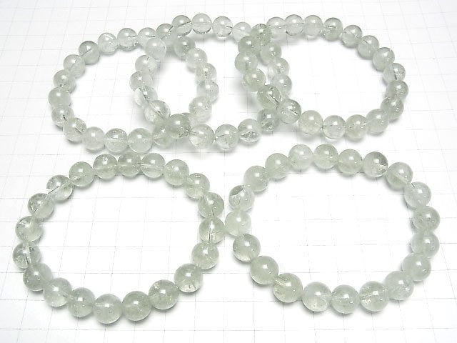 [Video] Green Amethyst AA++ Round 10mm Bracelet