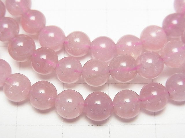 [Video] Madagascar Deep Rose Quartz AA+ Round 6mm Bracelet