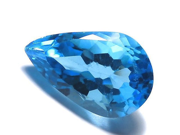 [Video][One of a kind] High Quality Swiss Blue Topaz AAA Loose stone Faceted 1pc NO.4