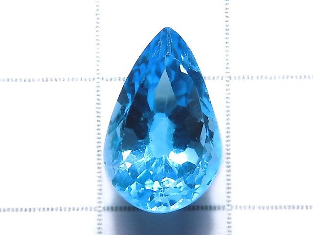 [Video][One of a kind] High Quality Swiss Blue Topaz AAA Loose stone Faceted 1pc NO.4